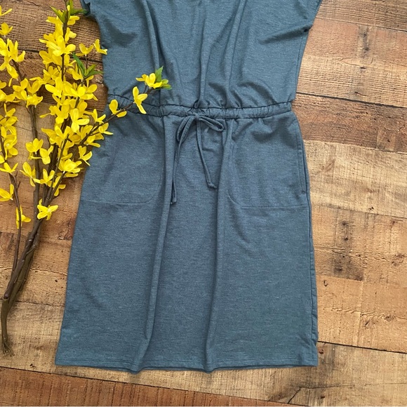 SOFT CASUAL EVERYDAY Dress with Pockets + Elastic Waist - Picture 7 of 12
